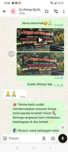 Testimonial Papan Bunga rancamulya